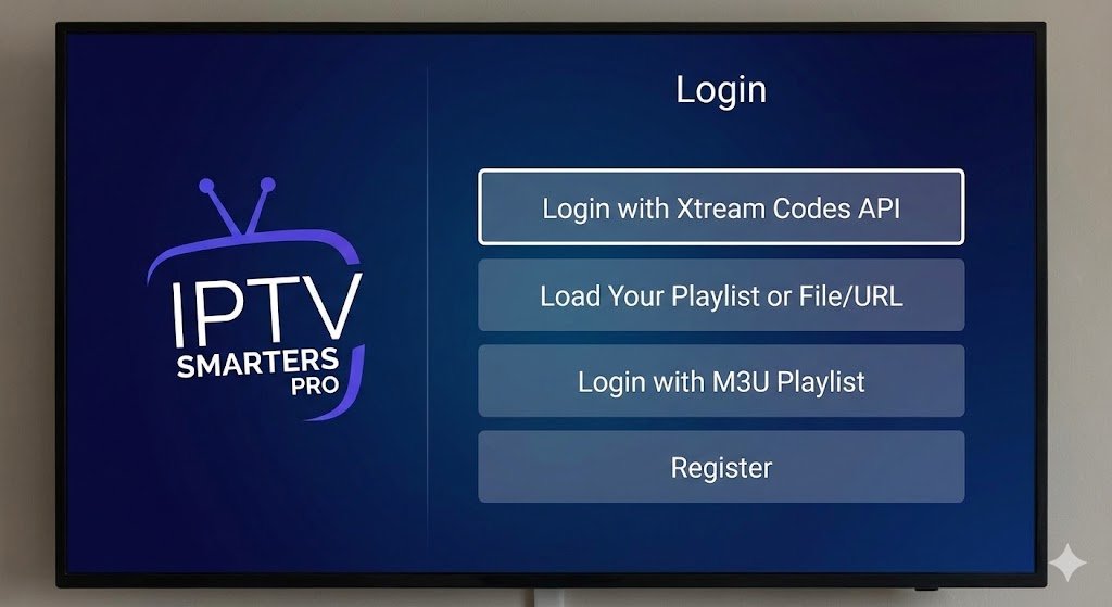 IPTV Smarters pro log in