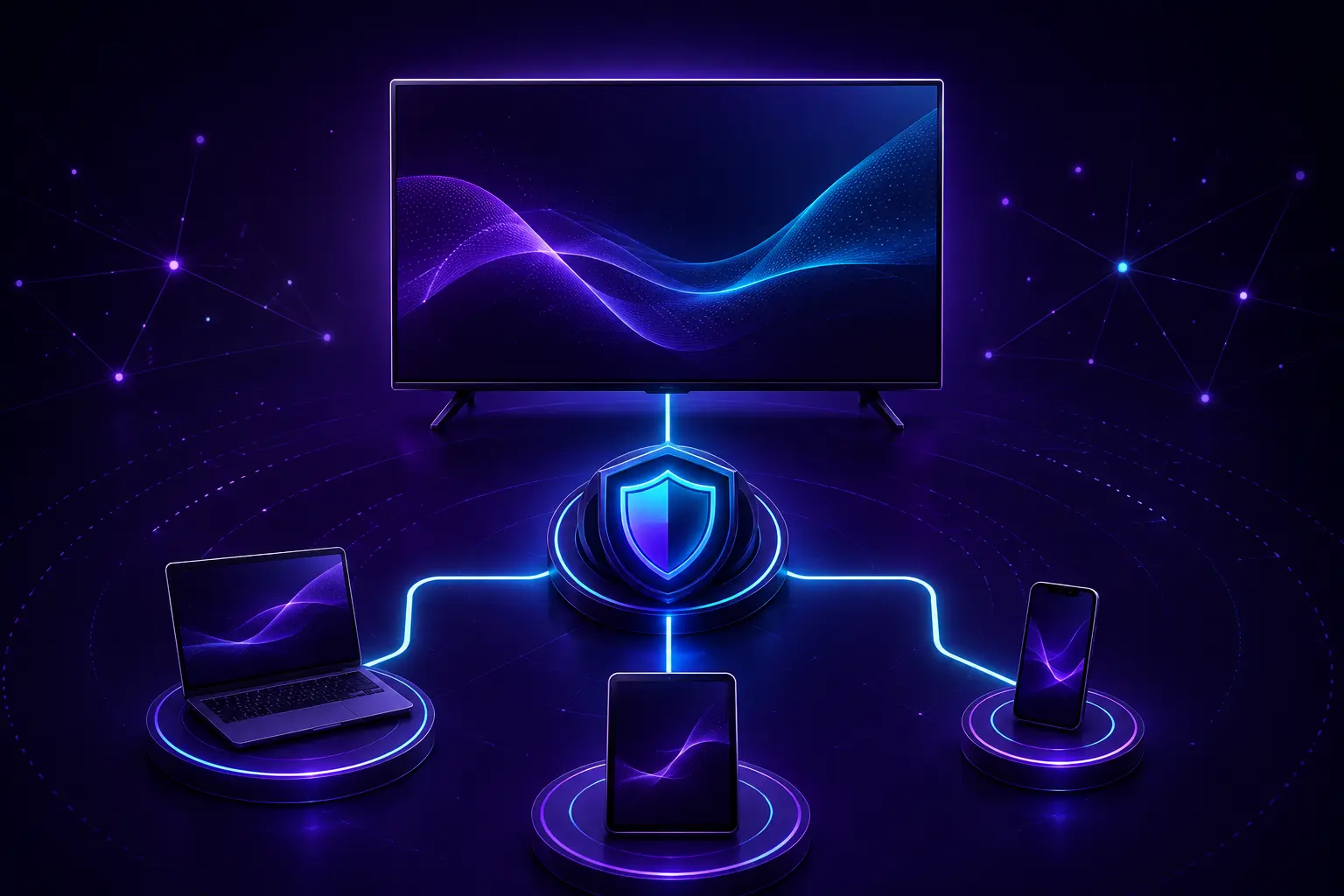 MAC-based GloTV subscription and connection-limit illustration